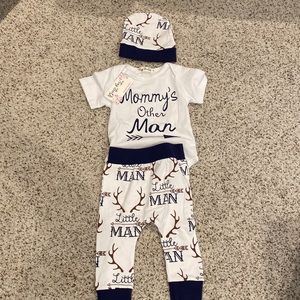 NWT Boys Boutique 3 piece set - size 80 (12 month)